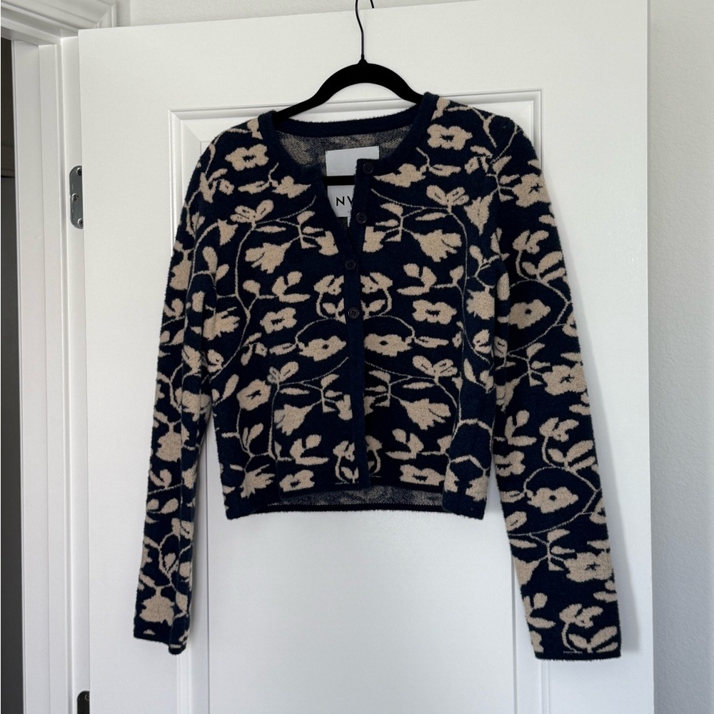 Anthropologie NVLT Floral Lady Cardigan Coat
Navy Sweater - Picture 2 of 6